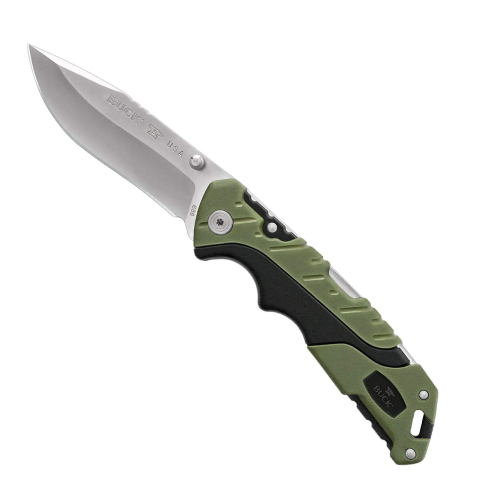 Buck Knife - Pursuit Folding 3-1/2in. Drop Point Blade With Nylon Sheath