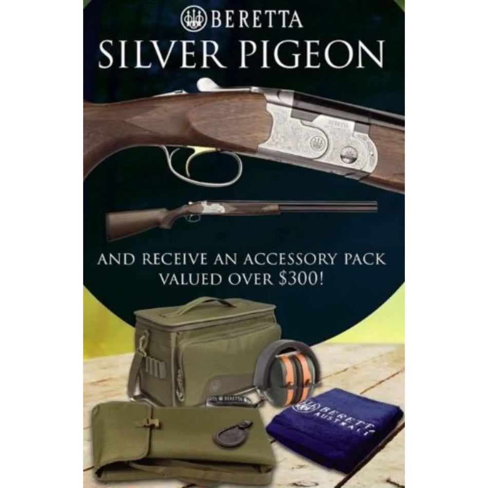 New Beretta 686 Silver Pigeon I RH Sporter 12Ga Cased Multi Chokes 30in. With Accessories Pack