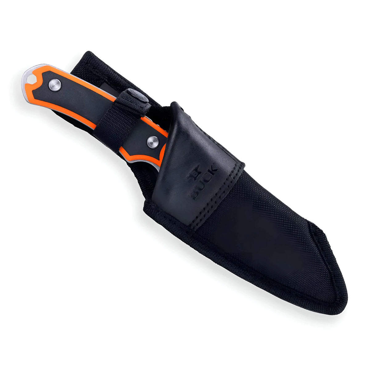 Buck Alpha Guide Buck Alpha Guide Drop Point Fixed Blade Knife With Sheath – Holt's Gun Shop