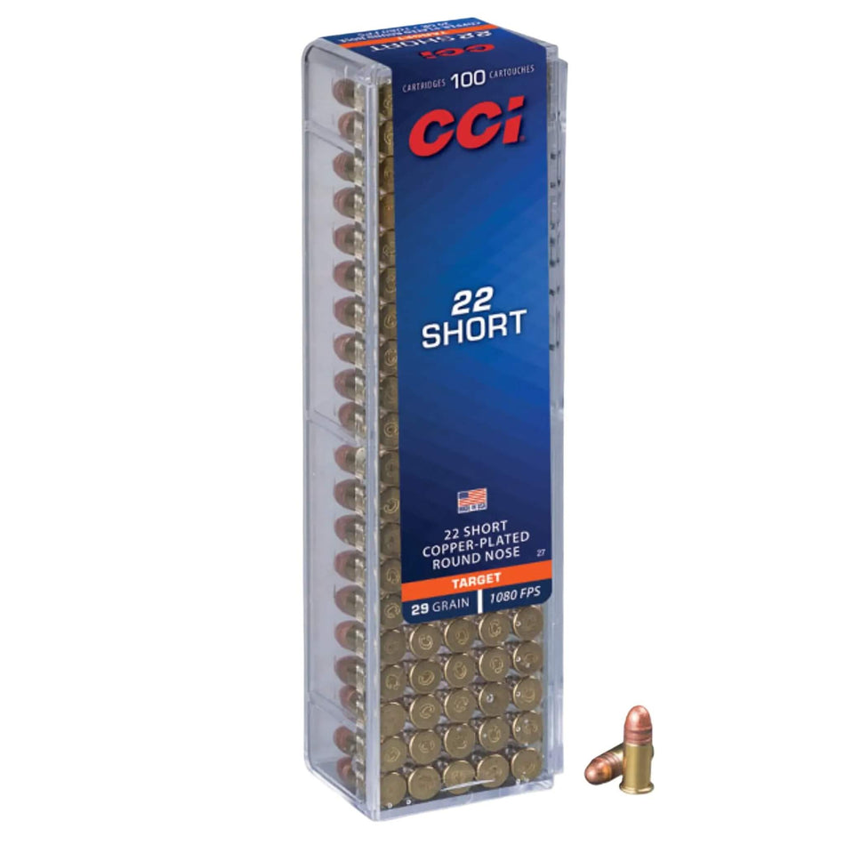 CCI 22Short 29Gr Round Nose 1080Fps Ammo