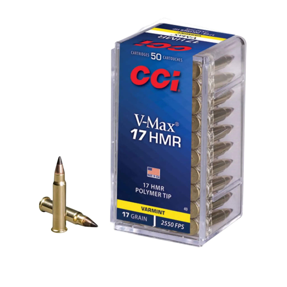 CCI 17HMR 17Gr V-Max 2550Fps Ammo
