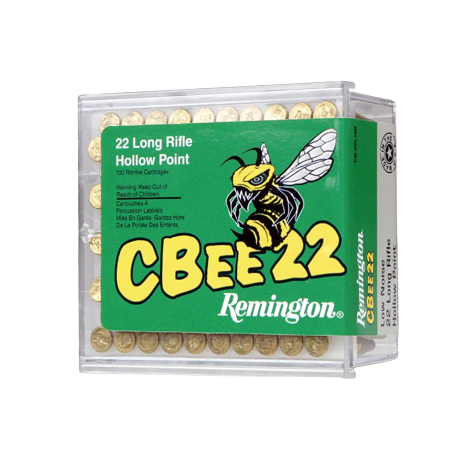 Remington 22LR CBee Long Low Velocity 33gr Truncated Cone Hollow Point 740Fps Ammo
