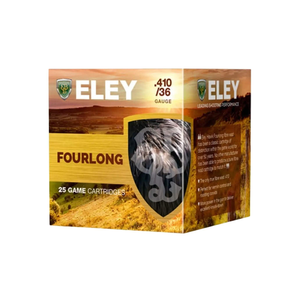 Eley Fourlong 410Ga 12.5Gram Lead 6s Field Load 2-1/2in. 1080fps Ammo