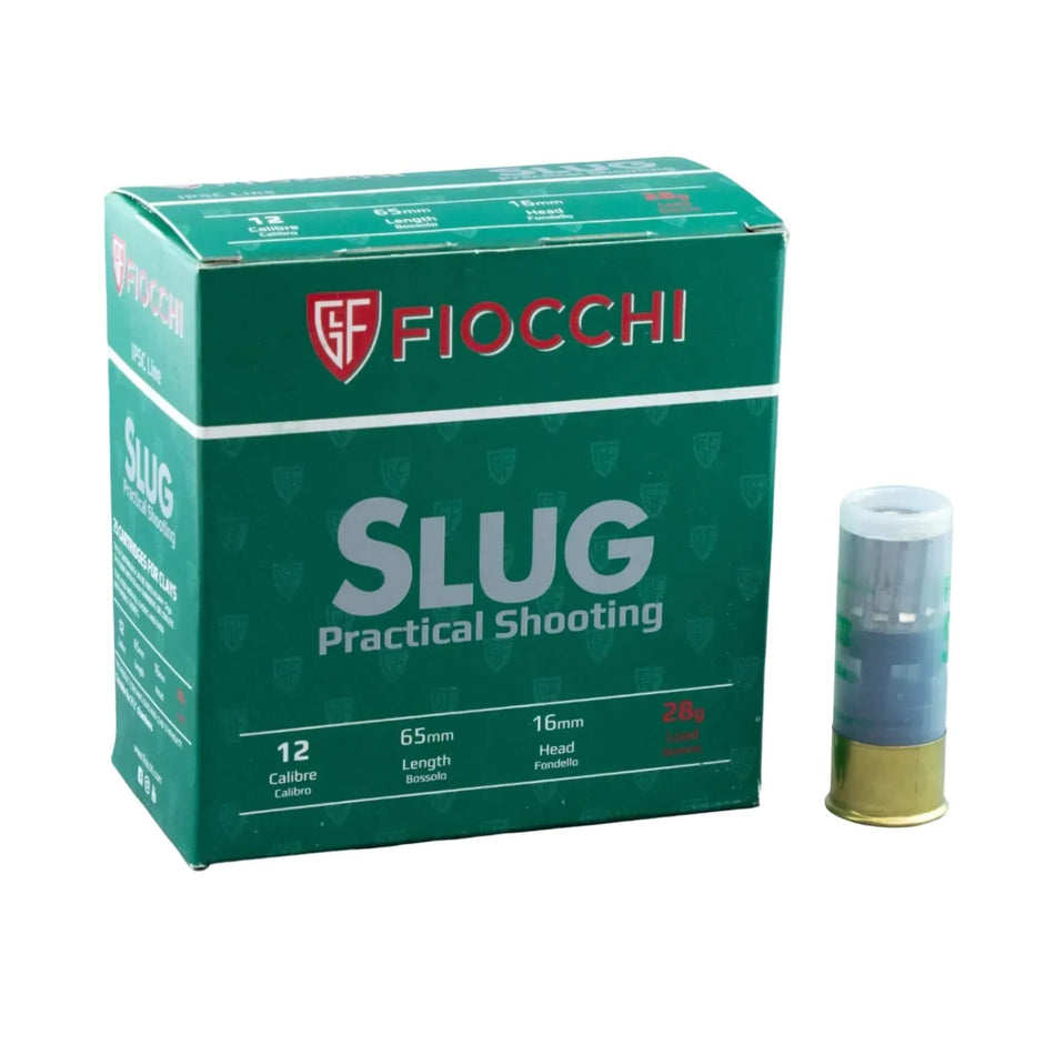 Fiocchi Practical Shooting 2-1/2in. 12Ga 28gm Slug 1312fps Ammo