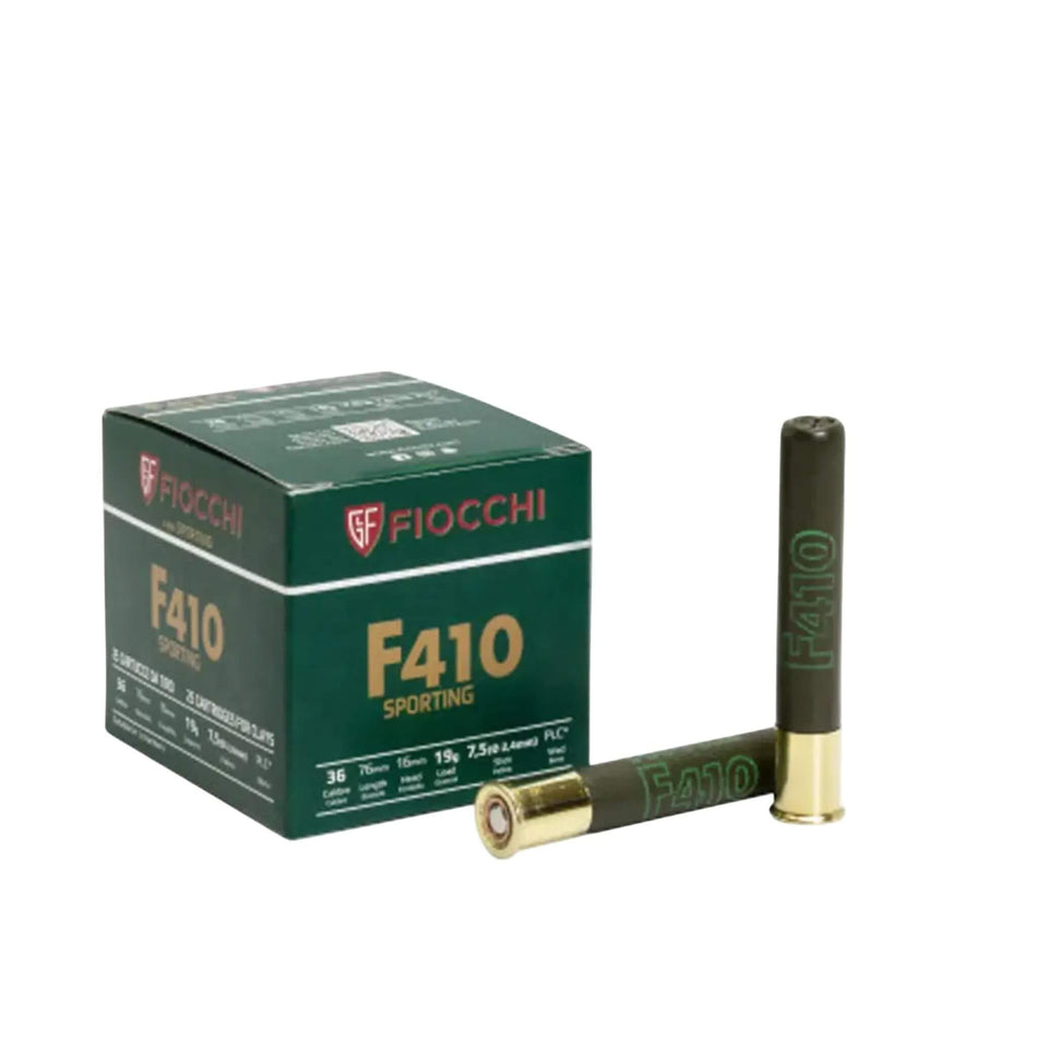Fiocchi Sporting Line 410Ga 19Gram Lead 7.5s Target Load 3in. Magnum 1263fps Ammo