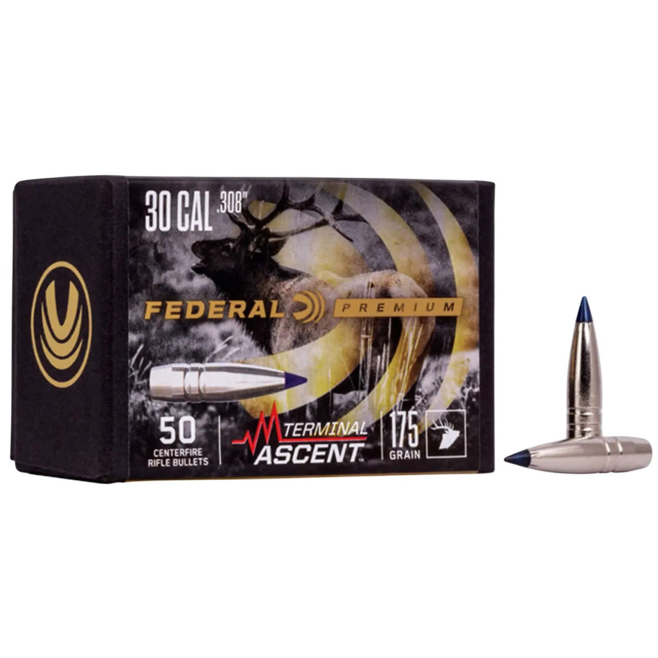 Federal 30Cal .308 175Gr Terminal Ascent Comp Projectiles