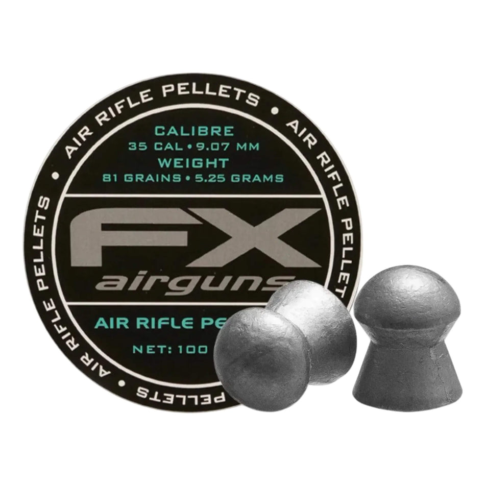 FX Diabolo Exact Premium .35Cal 81.02gr Dome Air Rifle Pellets