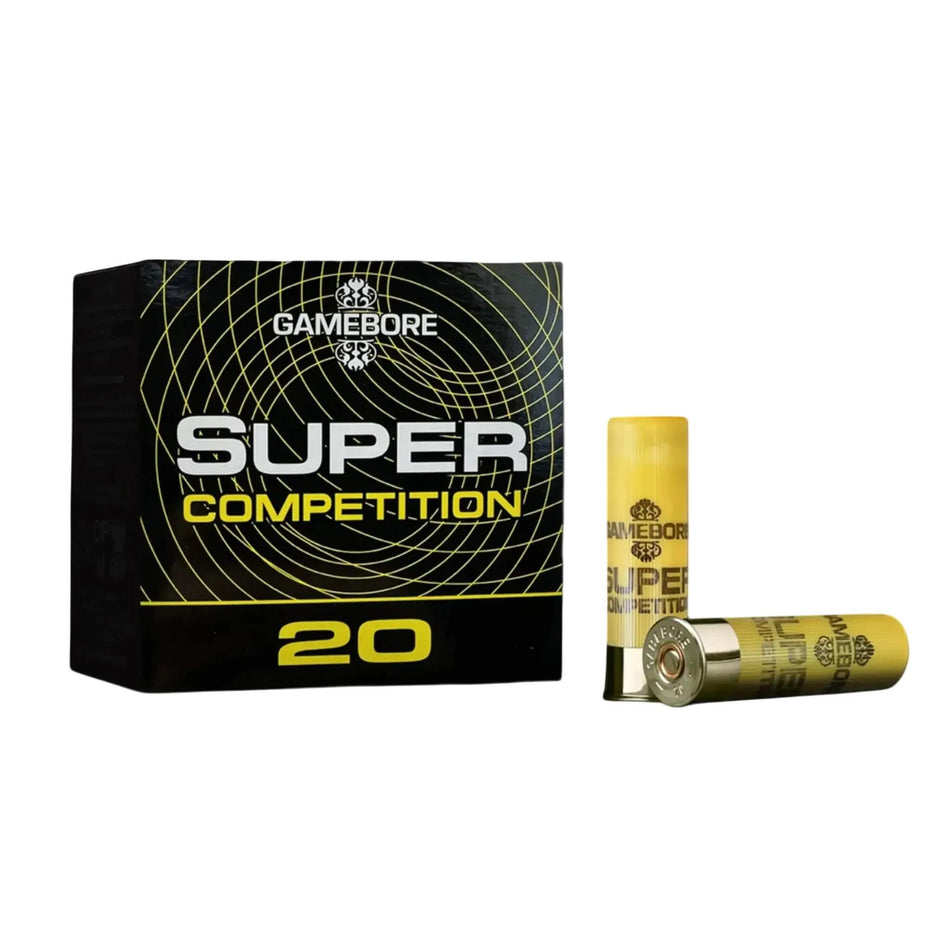 Gamebore Super Comp 20Ga 28Gram Fibre 7.5s Target Load 2.5in. 1350fps Ammo
