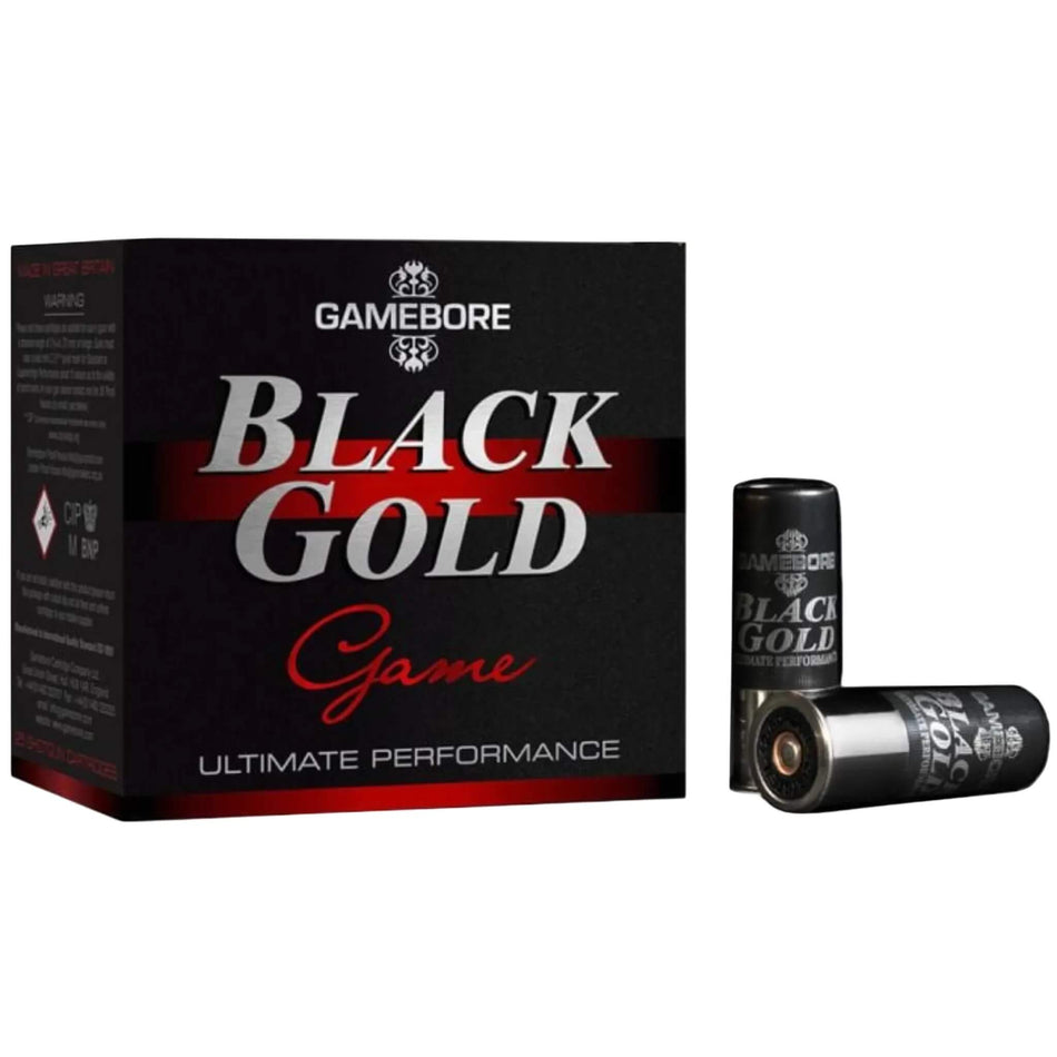 Gamebore Black Gold Game 12Ga 36Gram Lead 4s Field Load 2-3/4in. 1350fps Ammo