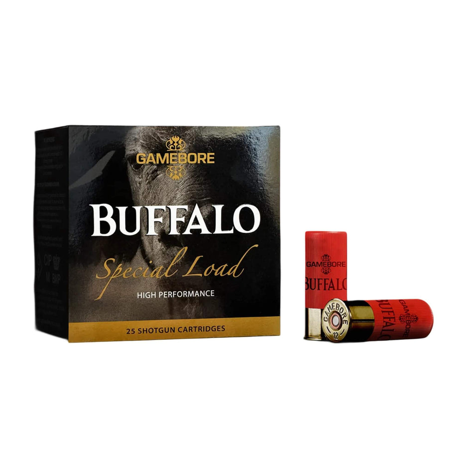 Gamebore Buffalo 12Ga 36Gram Lead BBs Field Load 2-3/4in. 1300fps Ammo