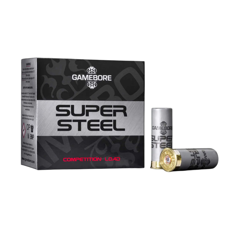 Gamebore Super Steel Shot 12Ga 28Gram Steel 6s 2-3/4in. Ammo