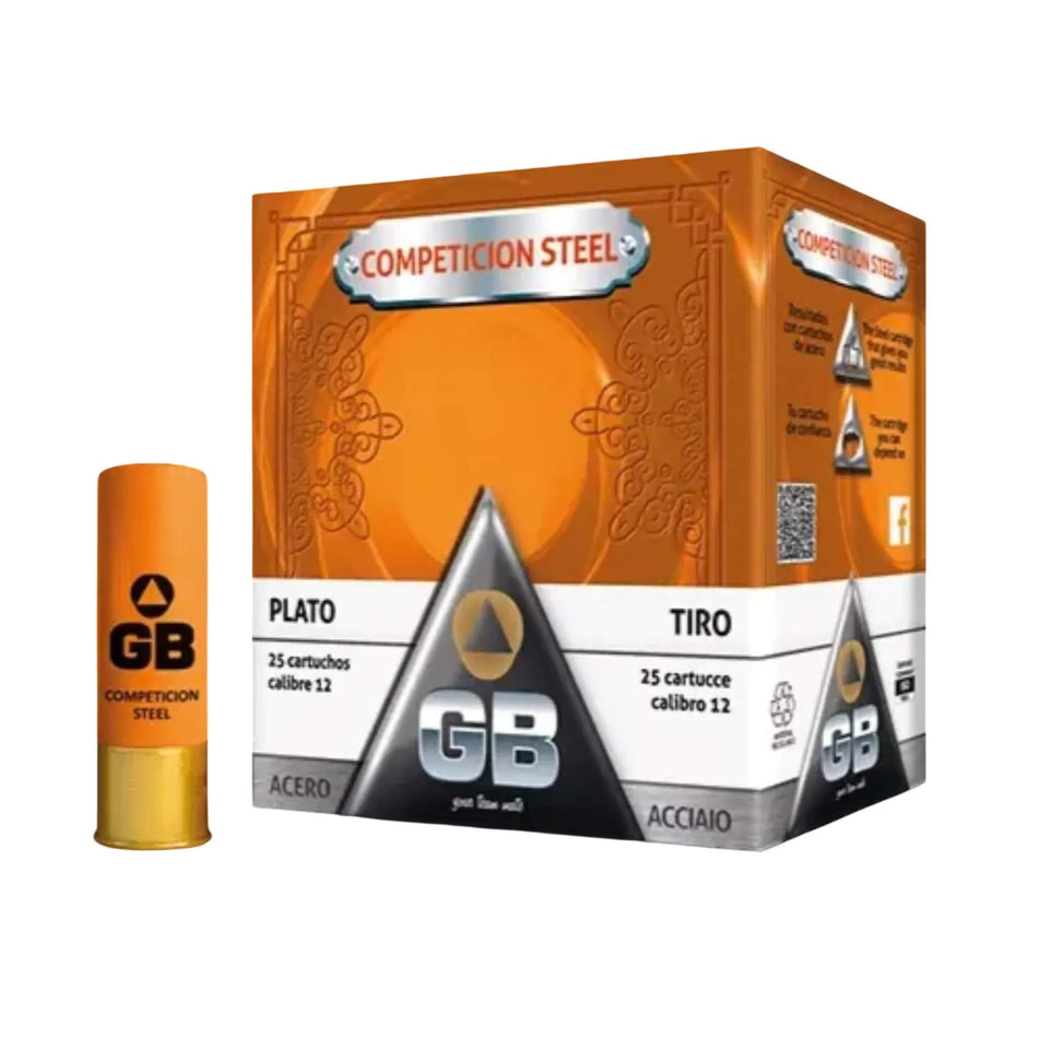 GB Competition Steel Shot 12Ga 28Gram Steel 9s 2-3/4in. 1300fps Ammo