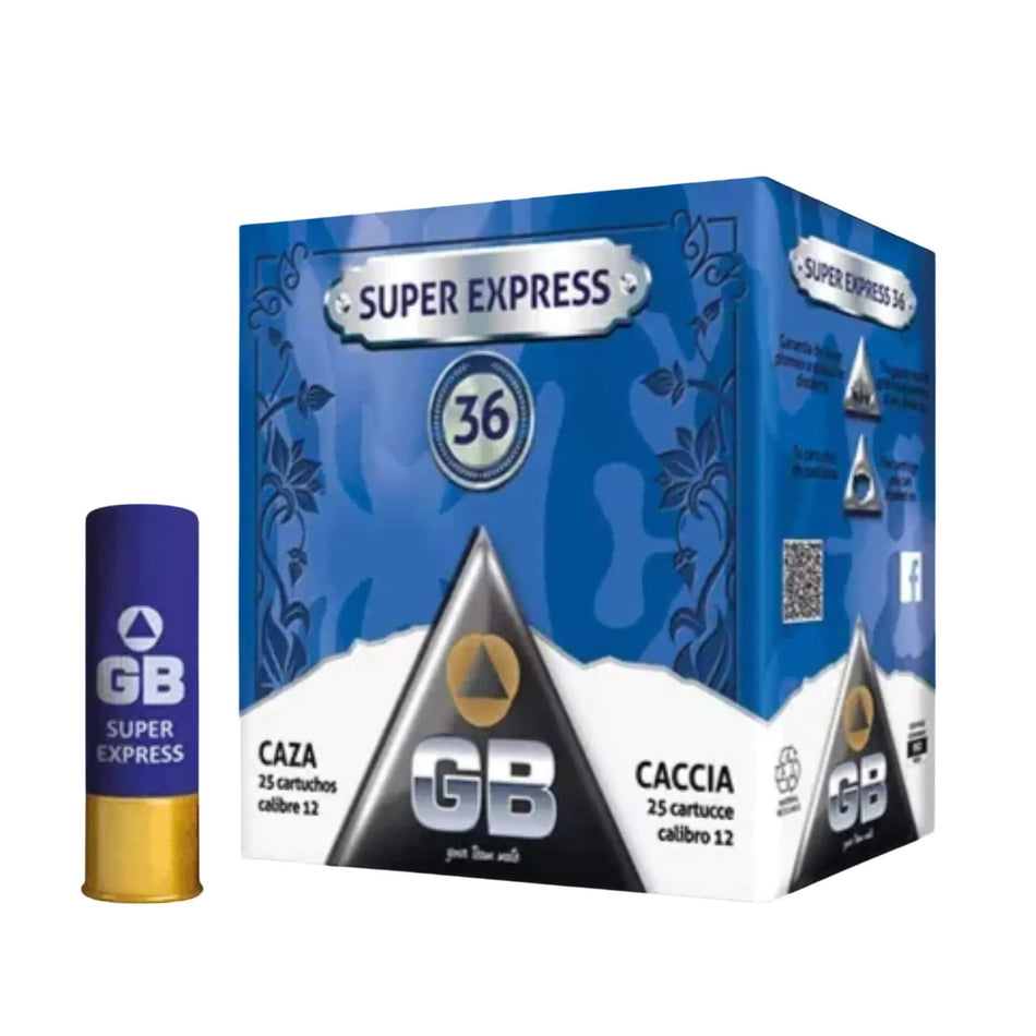 GB Super Express 12Ga 36Gram Lead 4s Field Load 2-3/4in. 1320fps Ammo