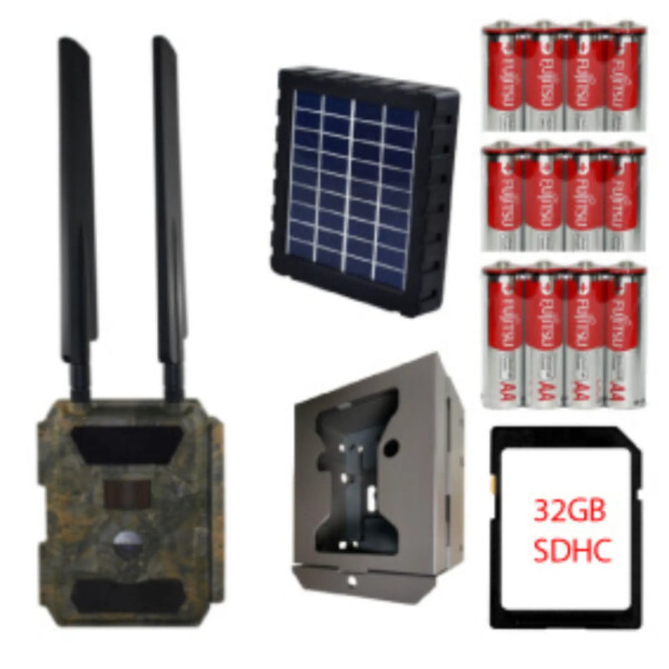 Gerber Trail Camera 4G MMS/Email Bundle Solar
