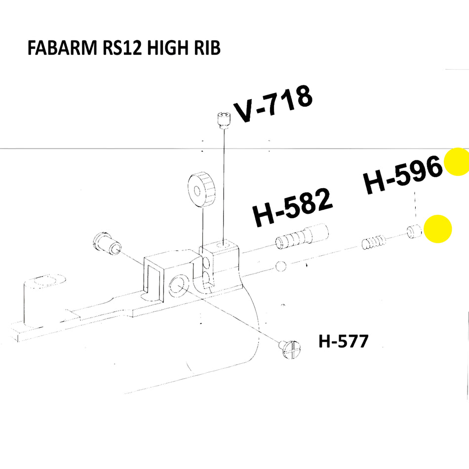 Fabarm Rib Adjusting Nut Screw