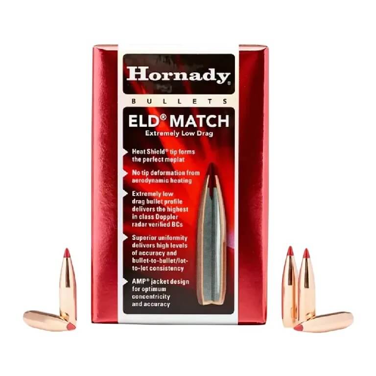 Hornady 338Cal .338 285gr ELD-M Projectiles