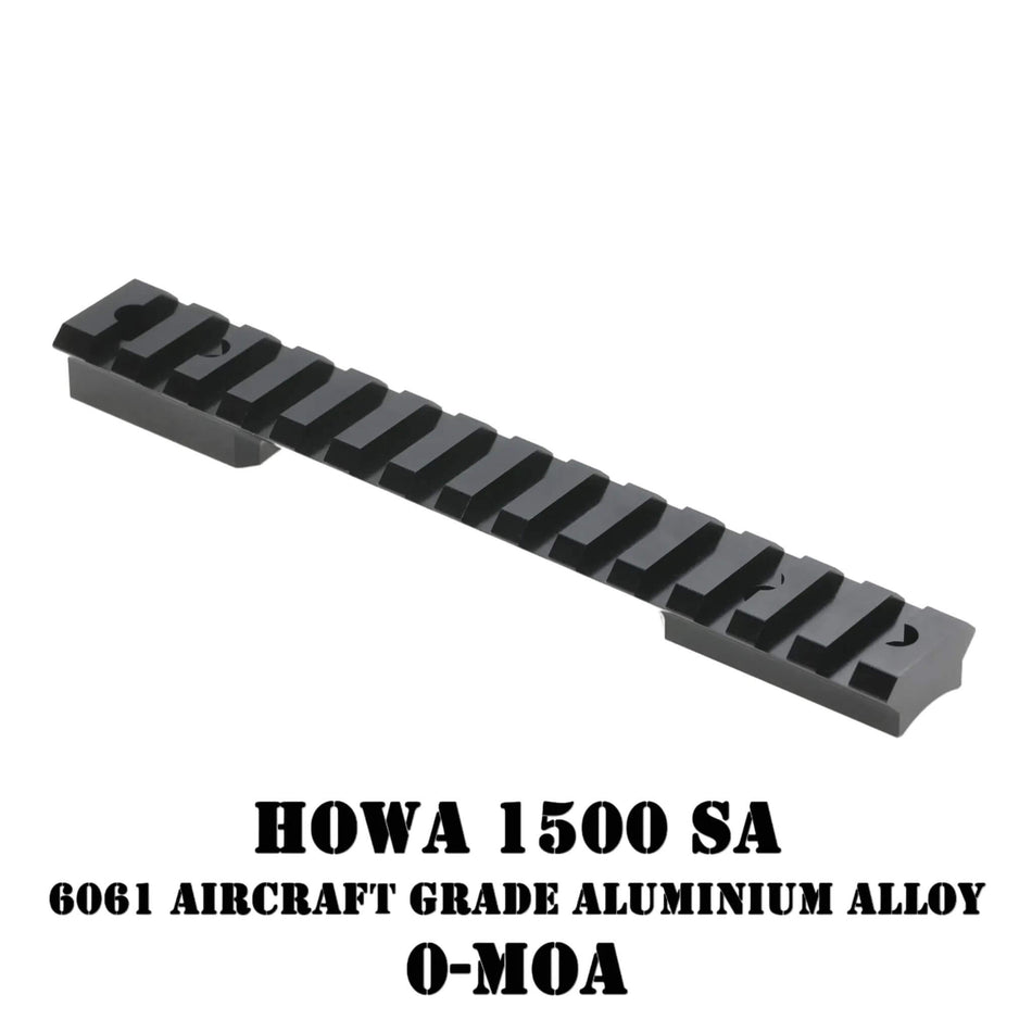 Derraco Howa H1500SA Picatinny Rail 0MOA 7075-T6 Black