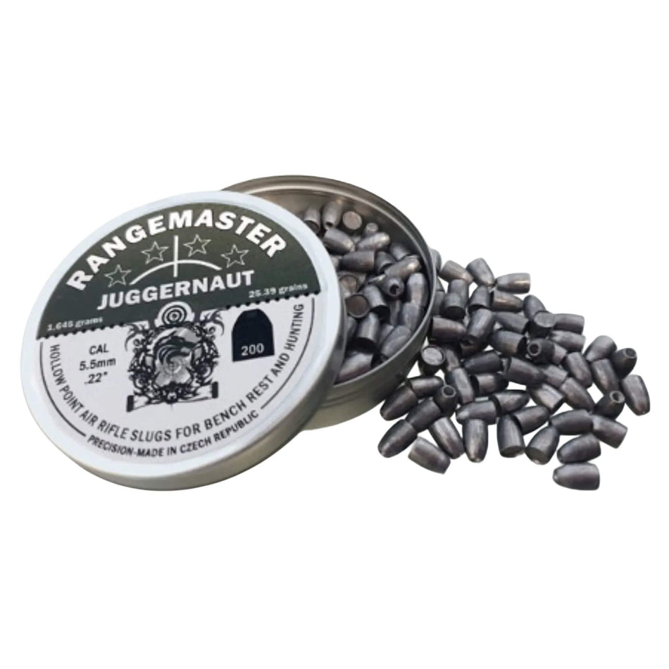 Rangemaster Juggernaut .22Air 5.5mm 25.39gr Hollow Point Air Rifle Pellets