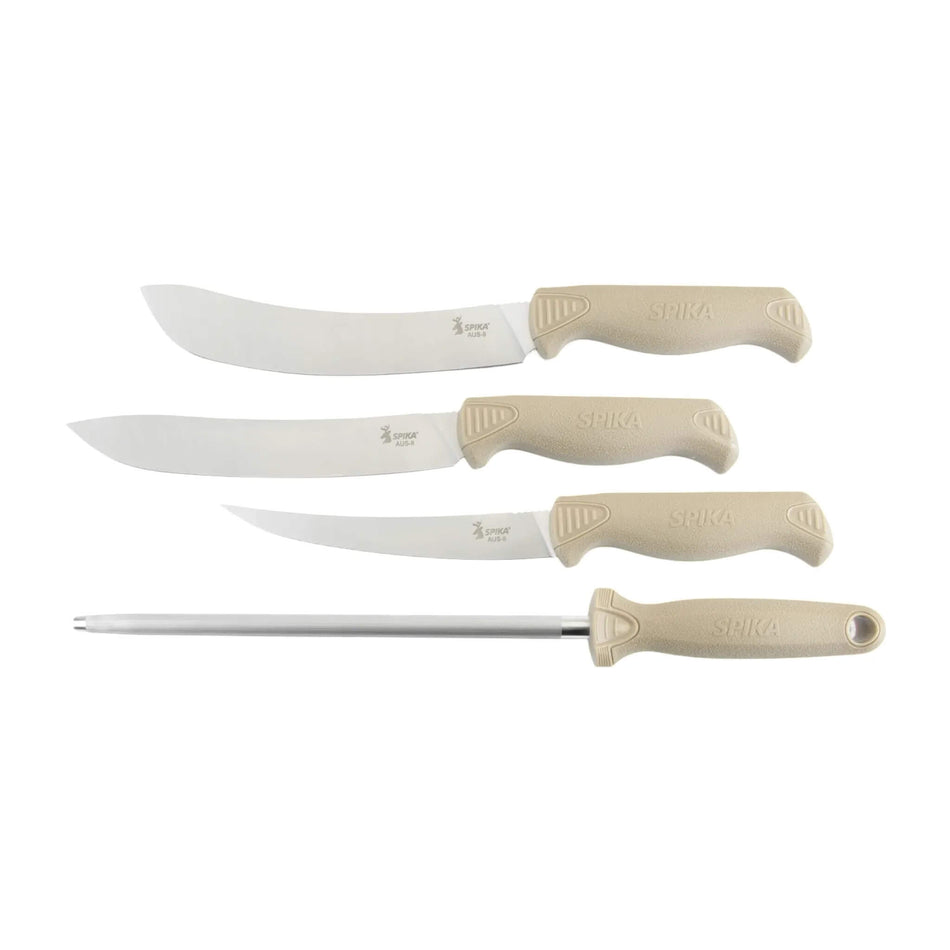 Spika Fieldcraft Cervitaur 4 Piece Knife Roll - Sandstorm