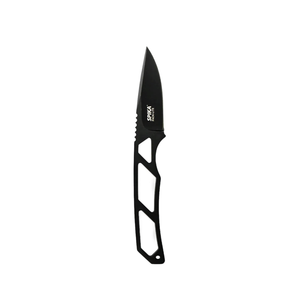 Spika Pack Light Fixed Blade Black Without Paracord