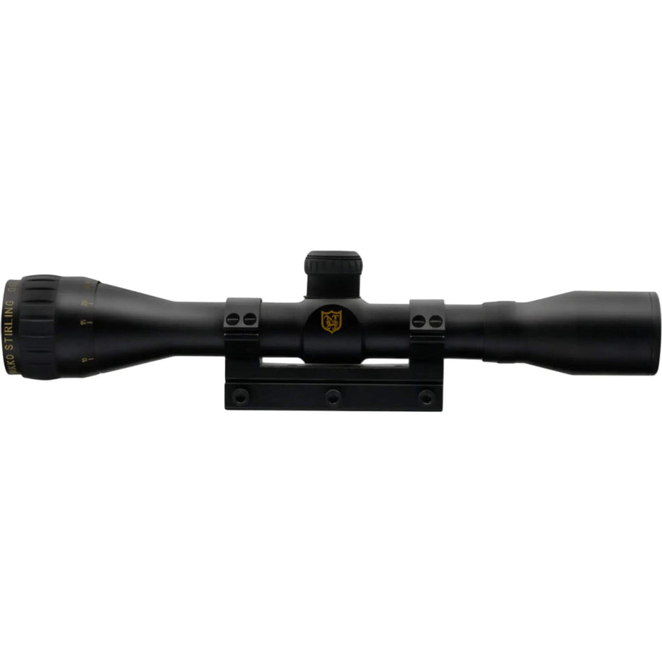Nikko Stirling Air King 4x32 AO 1in. HMD Reticle With 1-Piece 3/8in. Mounts