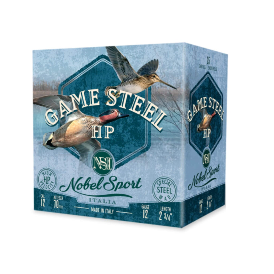 NSI Steel HP Steel Shot 12Ga 32Gram Steel 4s 2-3/4in. 1410fps Ammo