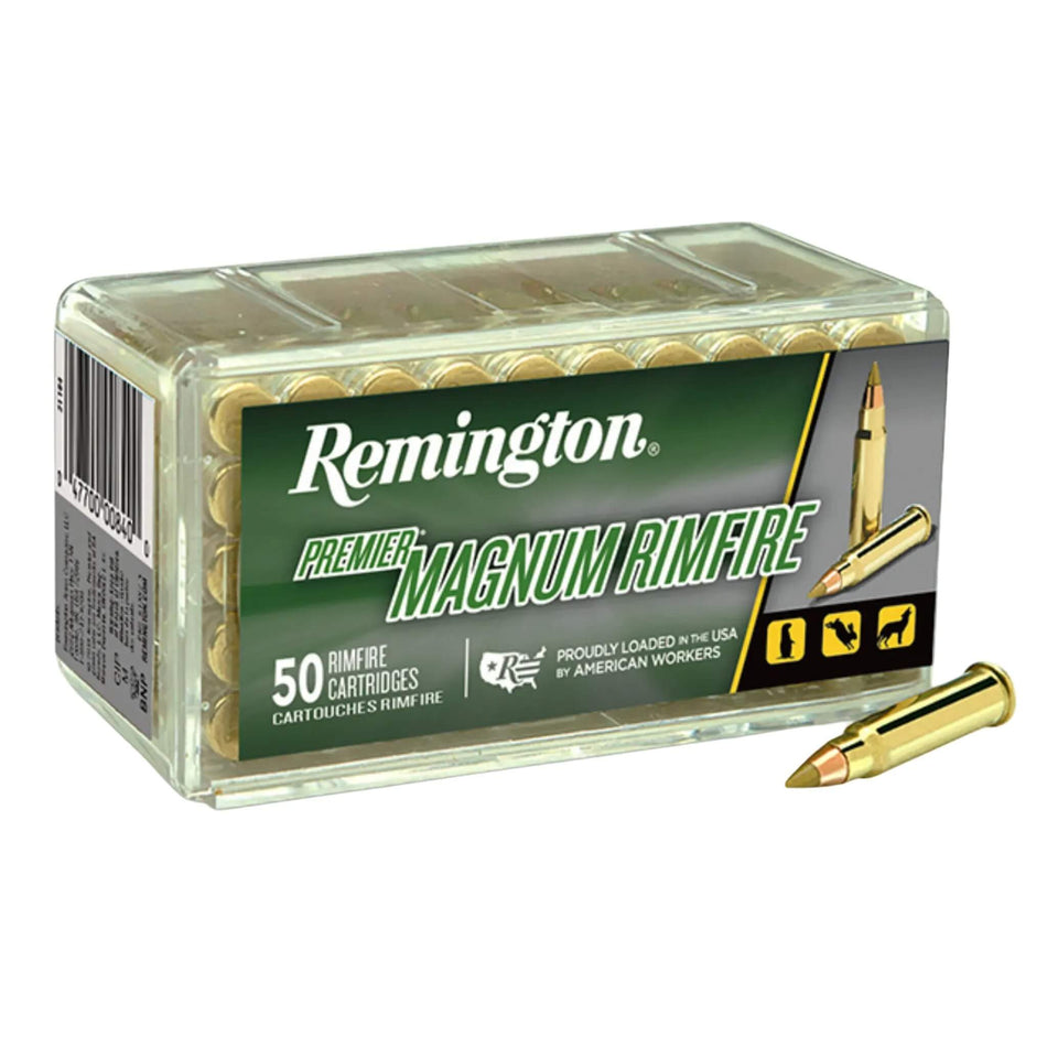Remington Premier 17HMR 17gr AccuTip-V 2550Fps Ammo