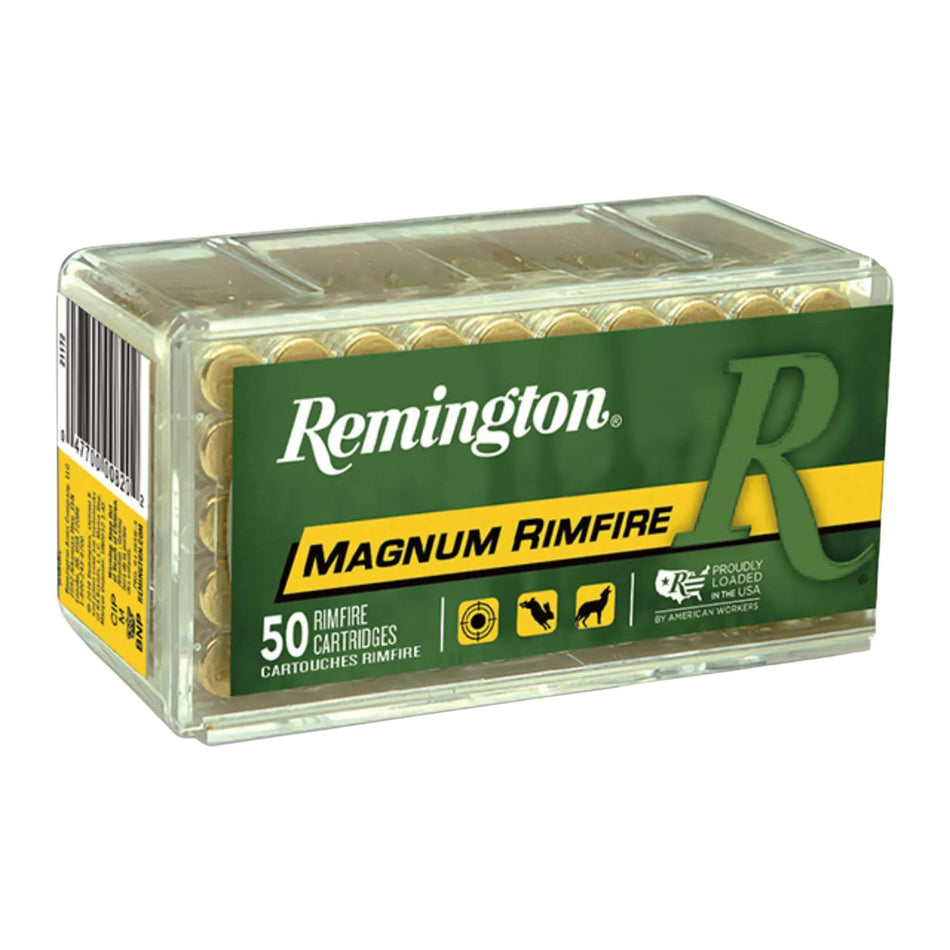 Remington 22WMR 40gr Pointed Soft Point 1910Fps Ammo