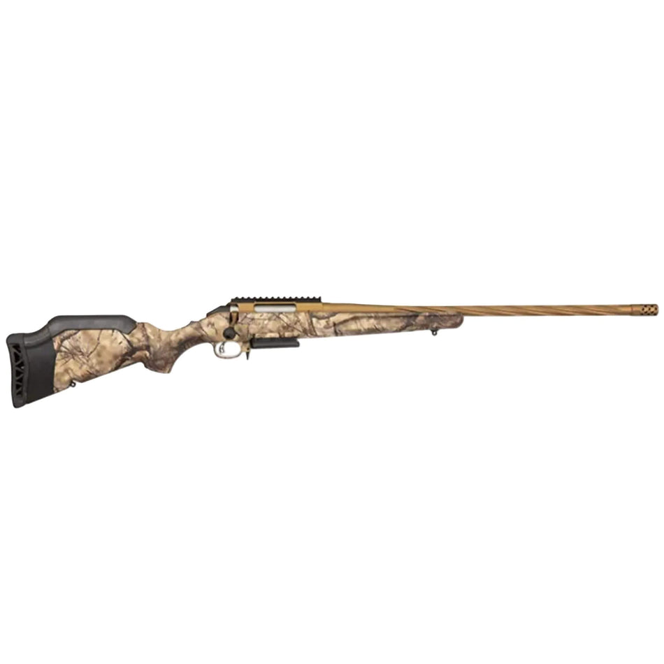 New Ruger American Gen II GO WILD CAMO .308Win CF/BA 3Rnd Mag With Muzzle Brake 22in.