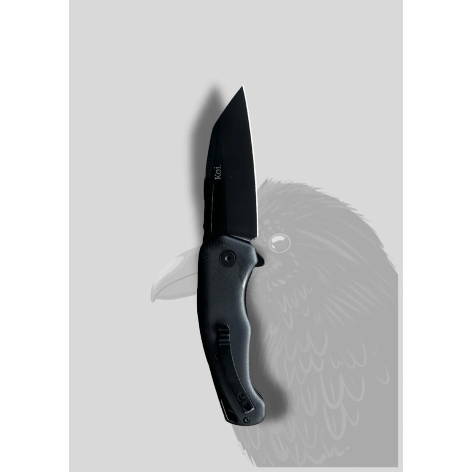 KOI Knives - "Ray" The Raven EDC Pocket Knife