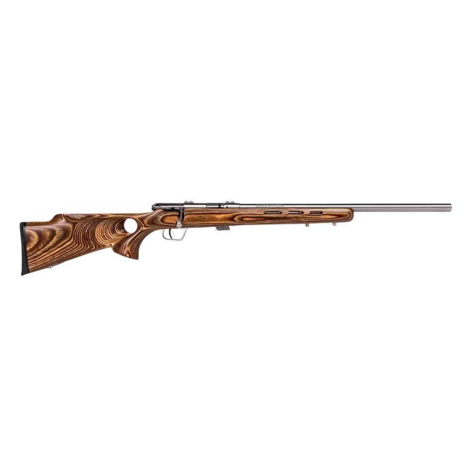 New Savage MKII BTVSS Thumbhole Varmint .22LR RF/BA 5Rnd Mag 21in.
