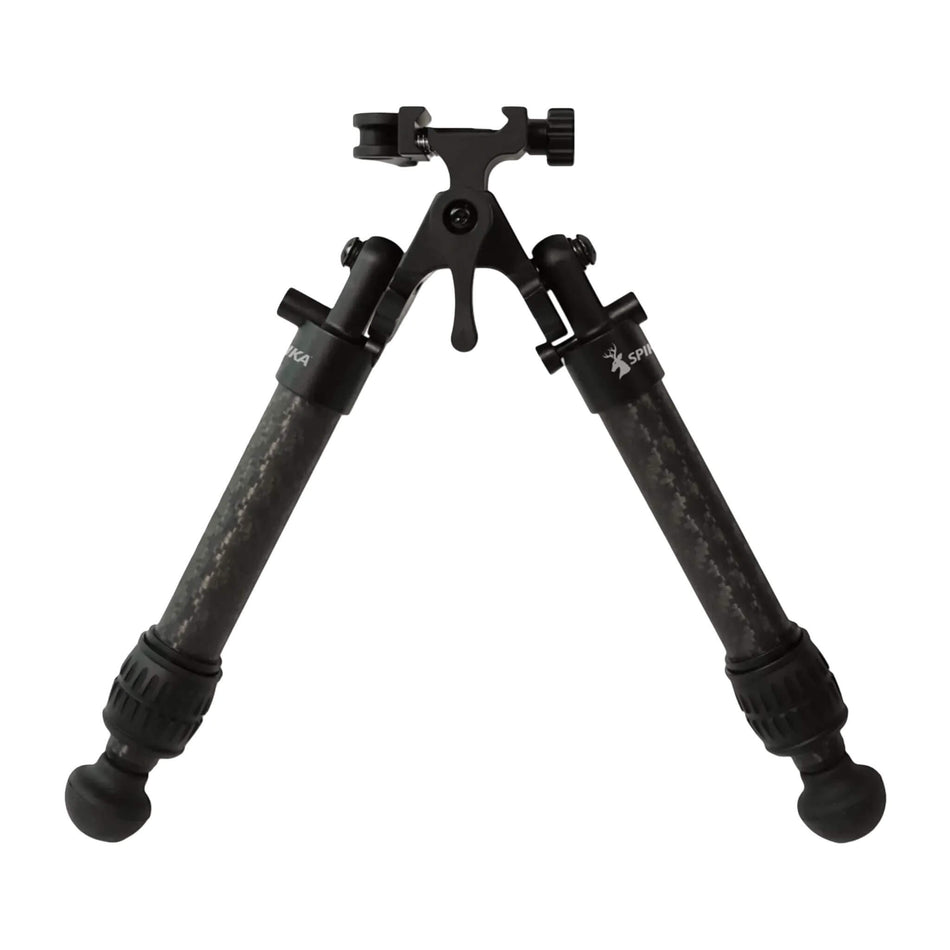 Spika Velocity - Carbon Bipod 7"-10" Picatinny Plate 337Grams