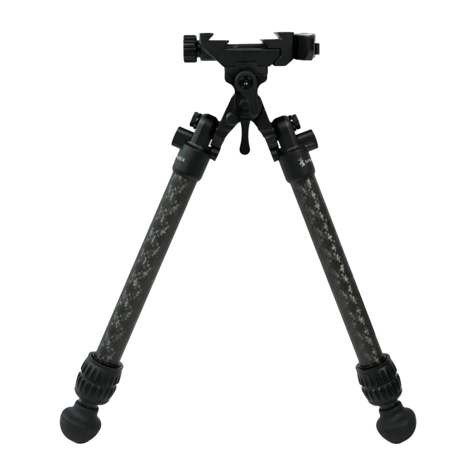 Spika Velocity - Carbon Bipod 3"-12" Picatinny + ARCA Plate 361Grams
