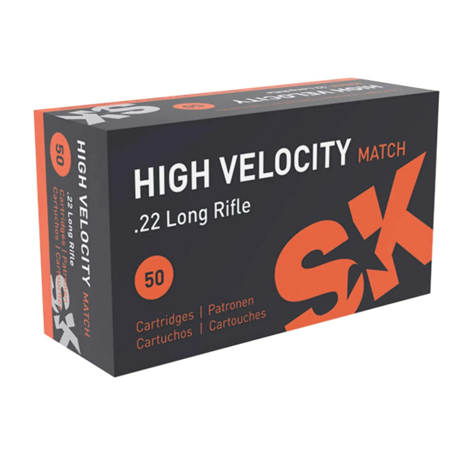 SK 22LR 40Gr High Velocity Match 1263fps Ammo