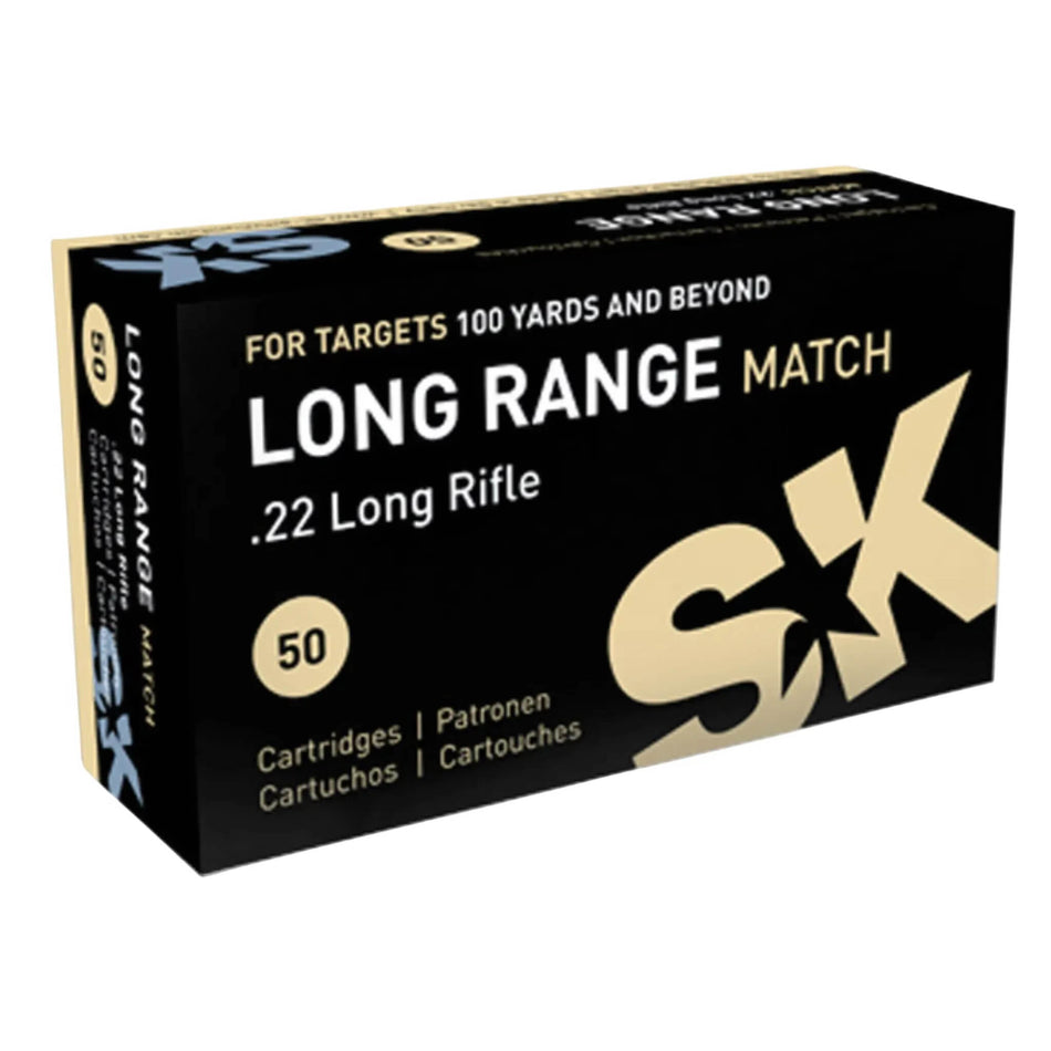 SK 22LR 40Gr Long Range Match Lead Round Nose 1106Fps Ammo
