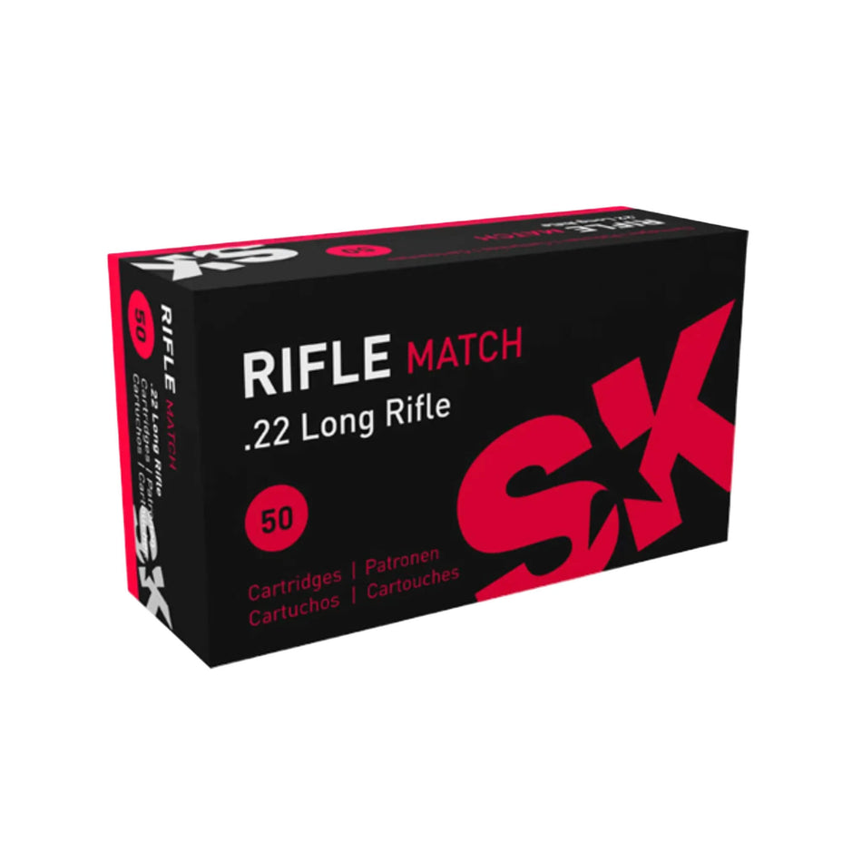 SK 22LR 40Gr Rifle Match Lead Round Nose 1073Fps Ammo