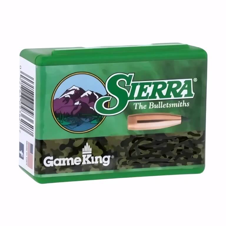 Sierra 22Cal .224 62gr GameKing Spitzer Boat Tail Projectiles