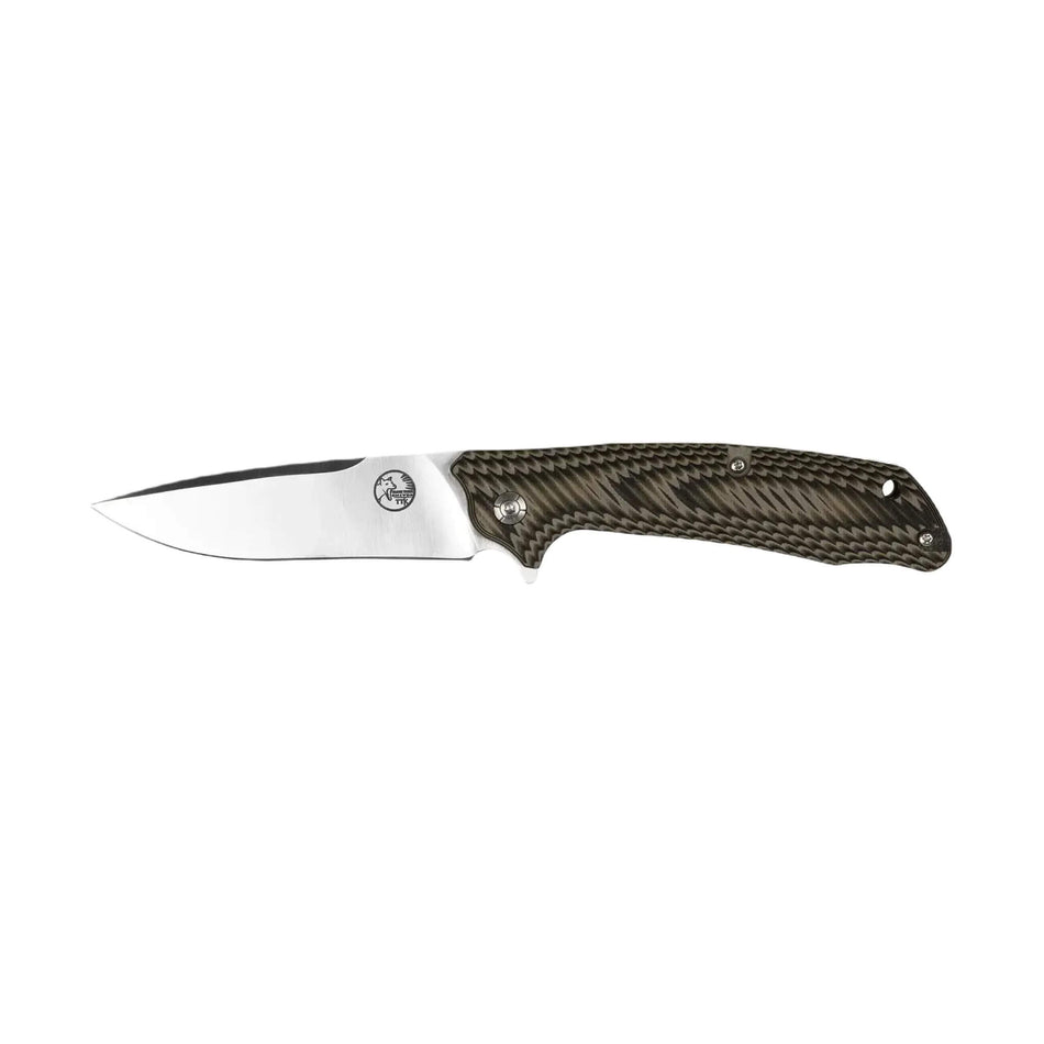 Tassie Tiger Knives G10 Handle 89mm Drop Point Folding Pocket Knife