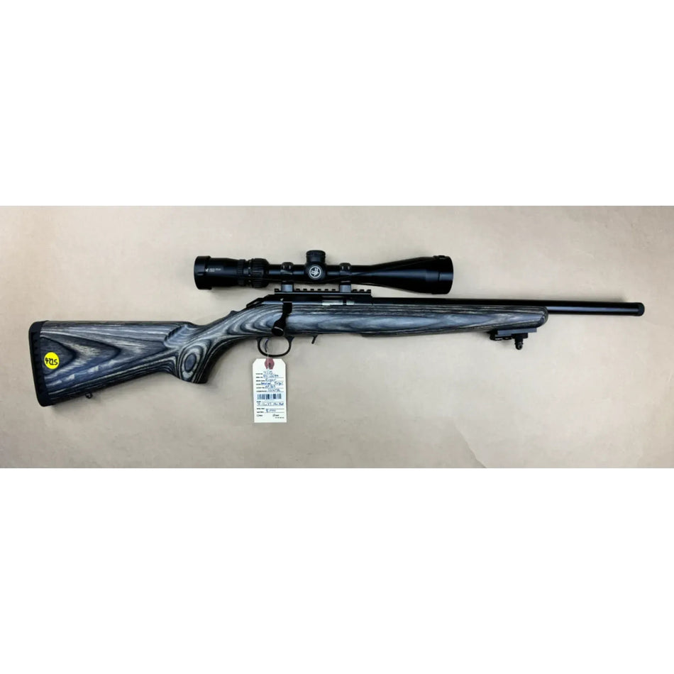Used Ruger American Rimfire Target Laminate 22WMR MT with 4-12x44 Iron Peak