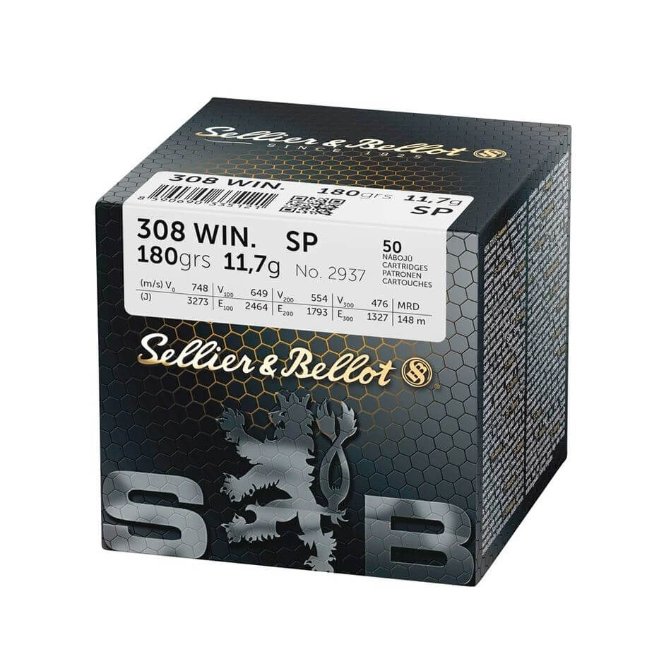 Sellior & Bellot 308Win 180gr Soft Point 3273fps Ammo