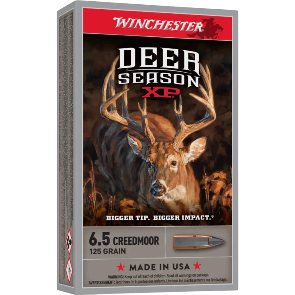 Winchester Deer Season XP 6.5Creedmoor 125gr Extreme Point 2850Fps Ammo