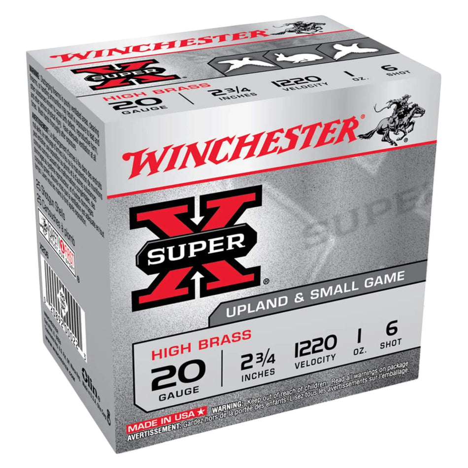 Winchester Super X HS 20Ga 28Gram Lead 6s Field Load 2-3/4in. 1220fps