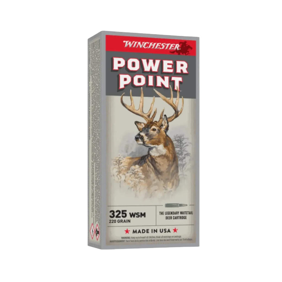Winchester Super X 325WSM 220gr Power-Point 2840fps Ammo