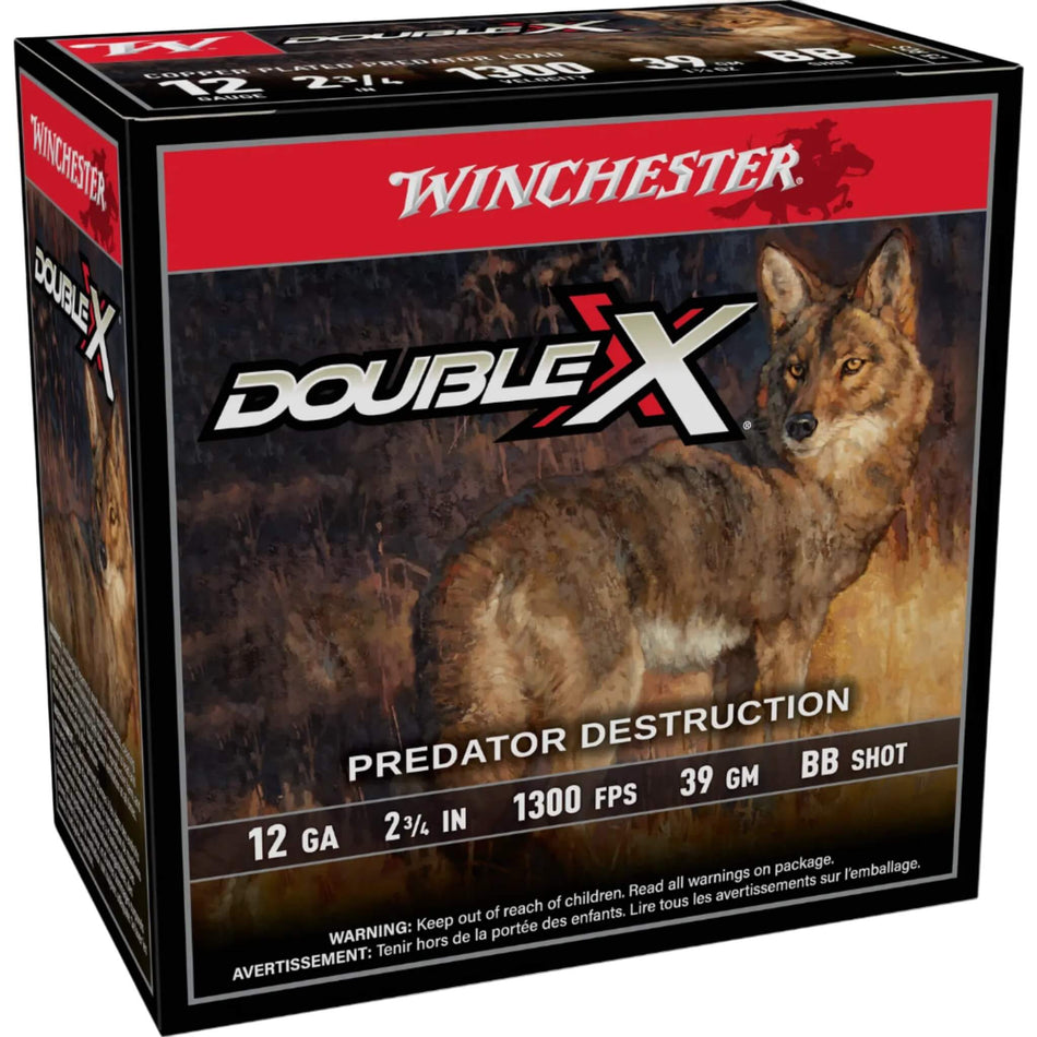 Winchester Double X Magnum 12Ga 39gm Copper Plated BB's 1300fps Ammo
