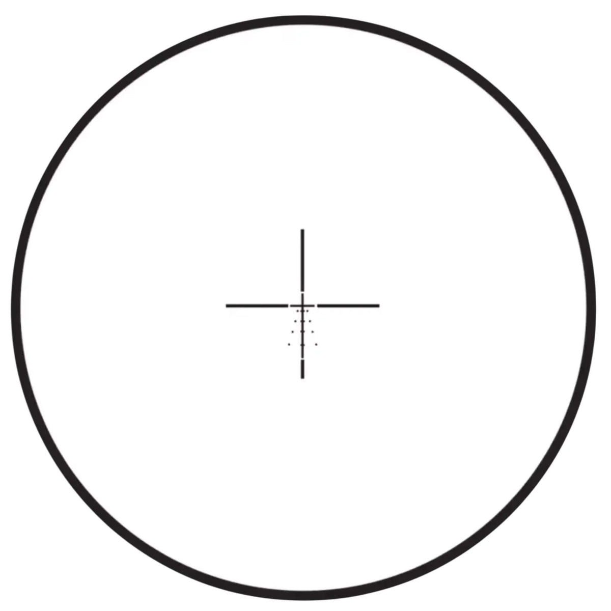 Plex Recticle Burris Fullfield -E1 2-7x35 1in. Ballistic Plex Reticle Riflescope ...