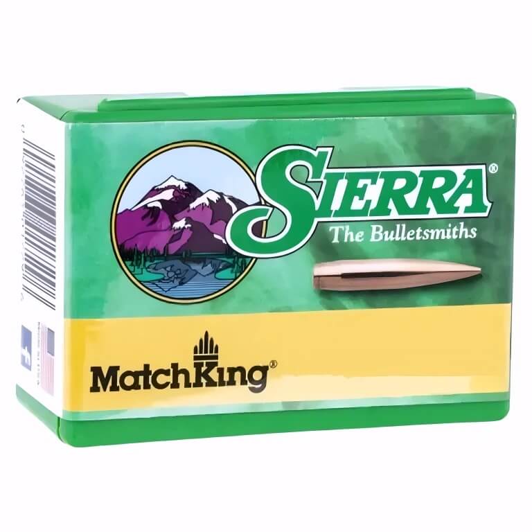 Sierra 25Cal .257 100gr Matchking Hollow Point Boat Tail Projectiles