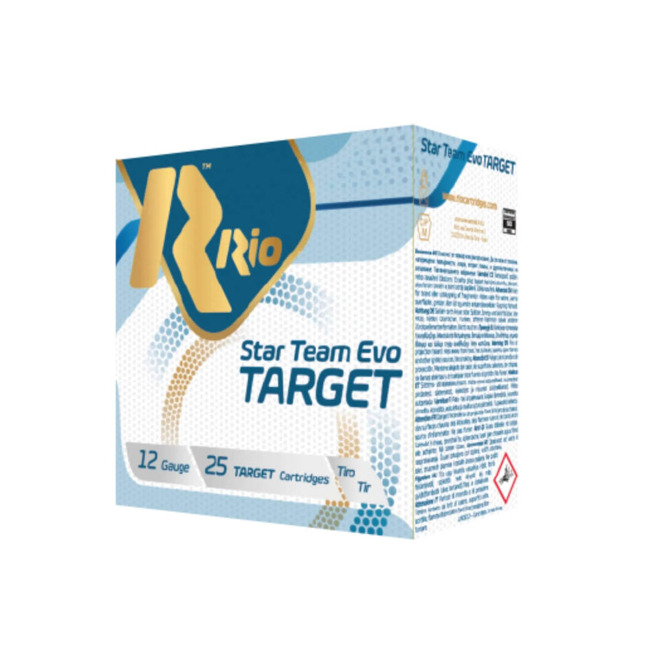 RIO Star Team Evo Target 12Ga 28Gram Lead 9s Target Load 2-3/4in. 1225fps Ammo