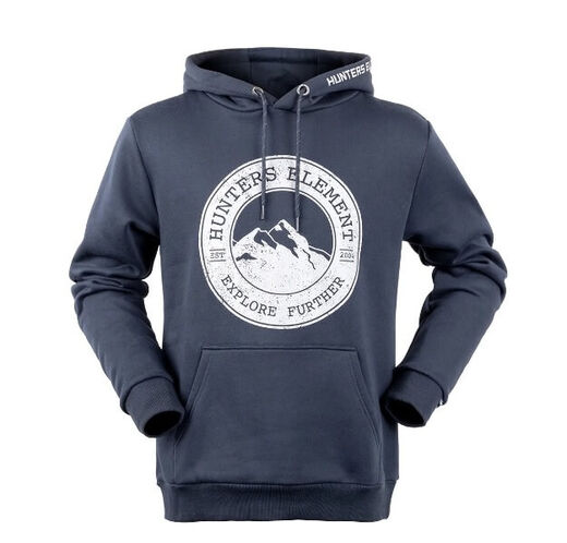 Hunters Element Mens Mountainscape Hoodie - Navy | Holts Gun Shop