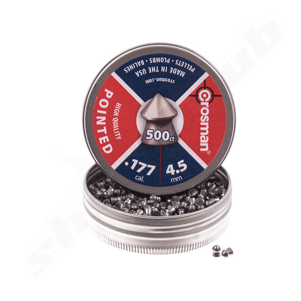 Crosman Pointed .177Cal Air Rifle Pellets Qty 500 | Holts Gun Shop